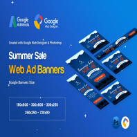 Summer Sale Banners Ad - GWD & PSD