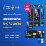 Multi-Purpose Banners HTML5 D74 Ad - GWD & PSD