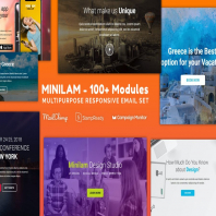 Minilam - Responsive Email with 100+ Modules