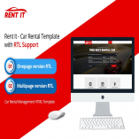 RentIt - Car Rental HTML Template with RTL Support