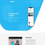 Carroll - App Landing Page HTML Template