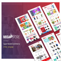 MegaStore | Super Market Ecommerce HTML Template