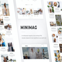 MINIMAG - Magazine & Blog HTML Template