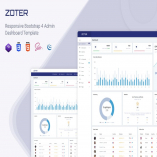 Zoter - Responsive Admin Dashboard Template