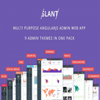 Slant - Multi Purpose AngularJS Admin Web App