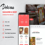 Delicious - Magazine & Shop E-newsletter Template