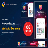 Play Music App Banners GWD