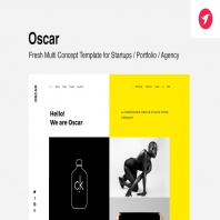 Oscar -  Template for Startups, Portfolio & Agency