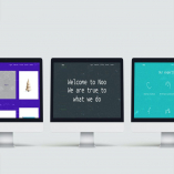 Noo – Glitchy Experimental One-Page Template