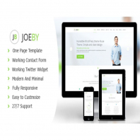 Joeby - Clean One Page Business Template