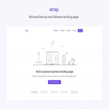 Array Minimal Landing Page Template 