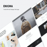 Enigma | Creative Responsive Minimal HTML Template