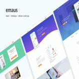 Emaus | SaaS, WebApp, Ebook Responsive Landing Pag