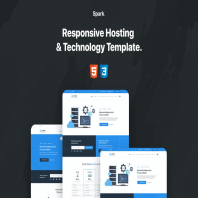 Spark - Responsive Hosting & Technology Template