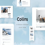 Collins - Minimalist & Personal Blog PSD Template