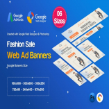 Fashion Sale Banners HTML5 D46 Ad - GWD & PSD