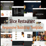 Slice Restaurant - Responsive Bootstrap Template