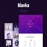 Blanka - One Page HTML Template