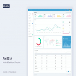 Amezia - Responsive Admin & Dashboard Template