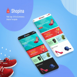 Shopina - Web App UI Kit eCommerce Mobile Template