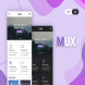 MUX - Material Design UI Kit Mobile Template