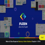 Fuzen - Bootstrap 4 Admin Template + UI Kit 