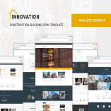 Innovation - Construction, Building HTML Template