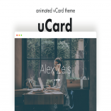 uCard - Animated vCard WordPress Theme