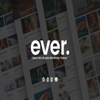 Ever - Clean and Simple WordPress Theme