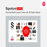 Signature - Ultimate Multi Purpose WordPress Theme