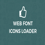 Font icons loader for wordpress