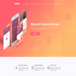 Moto - WordPress Landing Page Theme