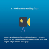 WP Movie & Series Watching Library