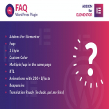 Faq for Elementor WordPress Plugin