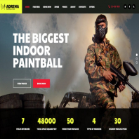  Adrena | Airsoft Club & Paintball WordPress Theme