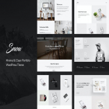 Snow | Minimal & Clean WordPress Portfolio Theme