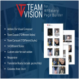 Teamvision - Team Addons for WPBakery Page Builder