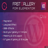 Fast Gallery for Elementor WordPress Plugin