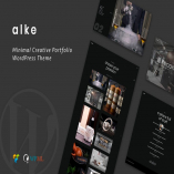 Alke | Minimal Creative Portfolio WordPress Theme