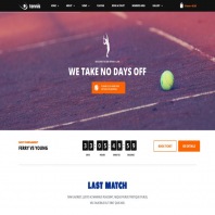  Tennis - Sport Club & Events WordPress Theme 