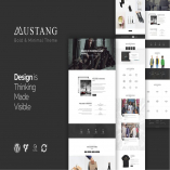 Mustang - Bold & Minimal WordPress Theme