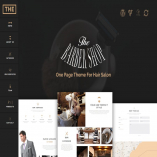 The Barber Shop - One Page Theme For Hair Salon