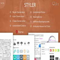 Styler - Icons, Fonts and CSS Generator for WP
