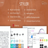 Styler - Icons, Fonts and CSS Generator for WP