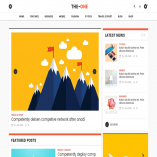 The One News Magazine Blog - Responsive WordPress 