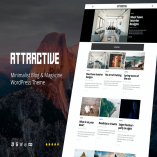 Attractive - Minimalist Blog WordPress Theme