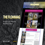 FlowMag - Brutalist WordPress Magazine Theme