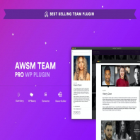 AWSM Team Pro - Team Showcase Plugin