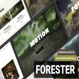 Elementor Onepage Portfolio WordPress  - Forester