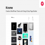 KROME - Minimal Creative Portfolio WordPress Theme